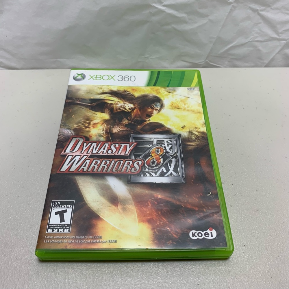 XBOX 360 4 Games-Dynasty Warrior8,Fable3, Battefield2,Call of duty2.